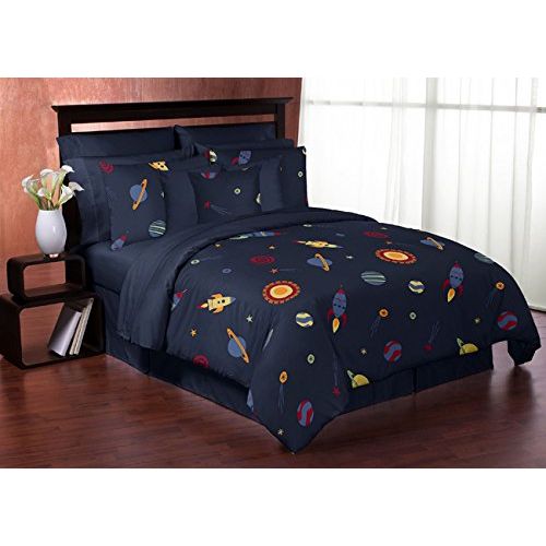  Sweet Jojo Designs Navy Fabric Memory/Memo Photo Bulletin Board for Space Galaxy Collection