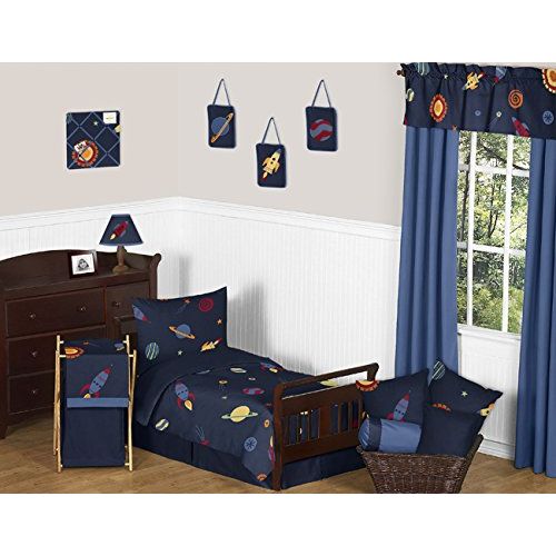  Sweet Jojo Designs Navy Fabric Memory/Memo Photo Bulletin Board for Space Galaxy Collection