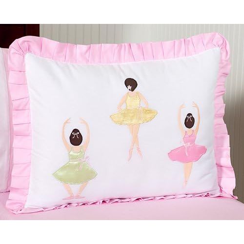  Sweet Jojo Designs 4-Piece Ballet Dancer Ballerina Childrens Girls Twin Bedding Set