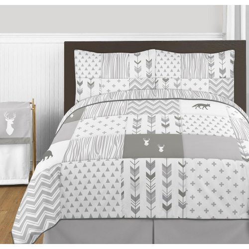  Sweet Jojo Designs Feather 3pc Girls Full/Queen Bedding Childrens Teen Bedding Set