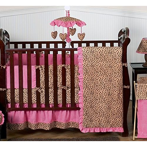  Cheetah Girl Collection Crib Bumper by Sweet Jojo Designs