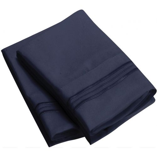  Sweet Sheets Pillowcase Set - 1800 Double Brushed Microfiber Bedding (Set of 2 Standard Size, Royal Blue)