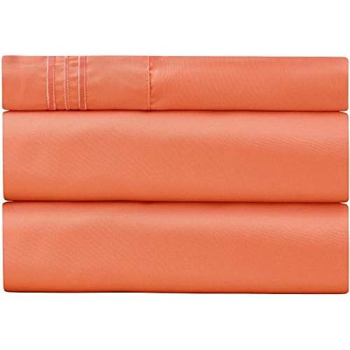  Sweet Sheets Twin Sheet Set - 1 Pillow Case, Flat and Deep Pocket Fitted Sheet - Extra Soft Twin Sheets - Breathable & Hypoallergenic - Cooling Sheets - Twin Bedding Sets - Fade Resistant (Twin