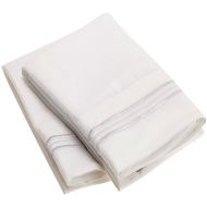 Sweet Sheets Pillowcase Set - 1800 Double Brushed Microfiber Bedding (Set of 2 King Size, Lavender)