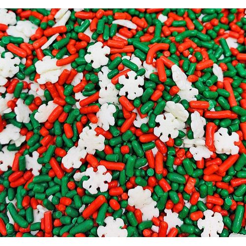  SweetGourmet Noel Mix - Christmas Sprinkles & Nonpareils 4 pounds