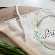 /SweetHooligansDesign Personalized Apron | Kitchen Apron | Custom Apron | Full Kitchen Apron | Custom Monogram Apron | Vintage Apron | Cotton Canvas Full Apron