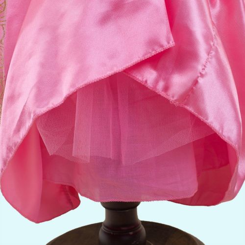  SweetNicole Pink Princess Aurora Party Dress Pretend Costume