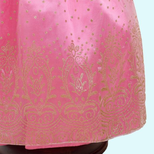  SweetNicole Pink Princess Aurora Party Dress Pretend Costume