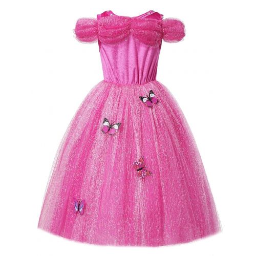  SweetNicole Cinderella Crystal Princess Party Costume Dress with Accessories