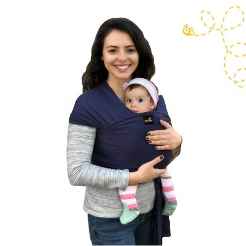  Sweetbee Lightweight My Honey Wrap - Natural and Breathable Baby Carrier Sling for Infants and Babies - 4 Color Options