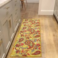 Sweethome sweethome SH3051-2X6 Yellow Runner Rug