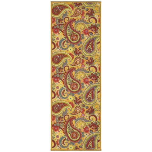  Sweethome sweethome SH3051-2X6 Yellow Runner Rug