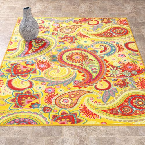  Sweethome sweethome SH3051-3X5 Yellow Area Rug