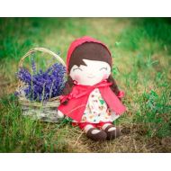 SweetiePL Little Red Riding Hood Outfit doll clothes modern doll, fabric doll