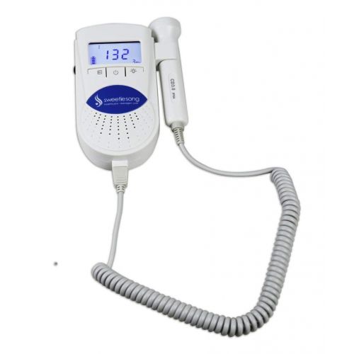  SweetieSong EZD-100ST Pocket Fetal Doppler 3MZ Probe, Baby Heart Monitor