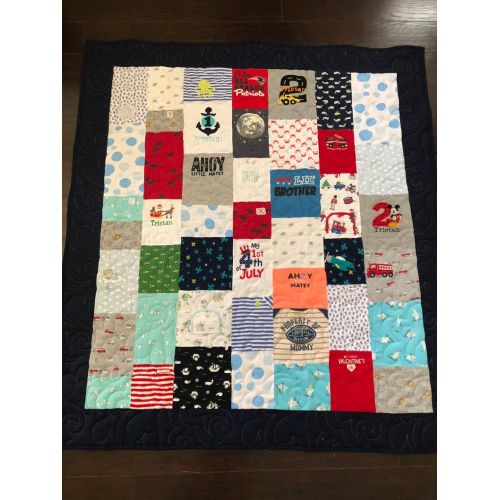  SweetonStitchesEtsy Baby Quilt  1st Year Memory Quilt