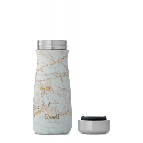  Swell Stainless Steel Travel Mug, 16oz, Calacatta Gold