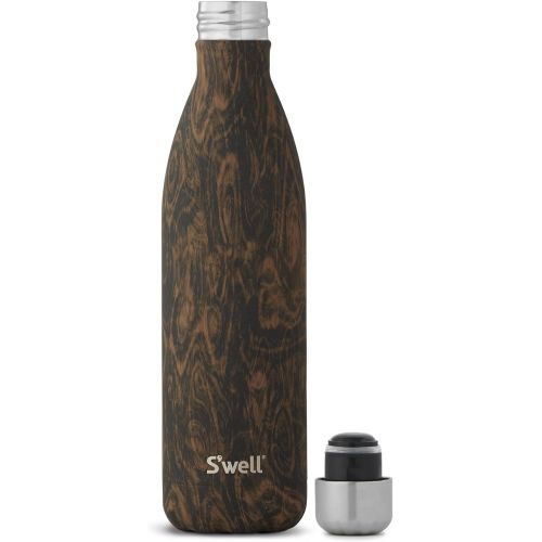  Swell WWWO-25-B17 Stainless Steel Bottle, 25oz, Wenge Wood