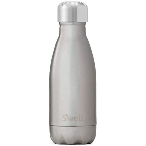  Swell Stainless Steel Water Bottle - 9 Fl Oz - Silver Lining - Triple-Layered Vacuum-Insulated Containers Keeps Drinks Cold for 24 Hours and Hot for 12 - BPA-Free - Perfect for the