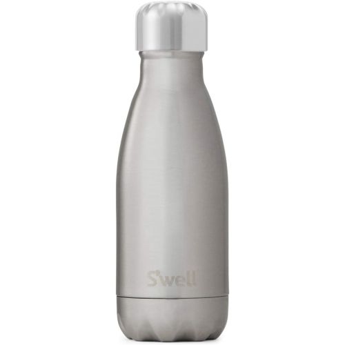  Swell Stainless Steel Water Bottle - 9 Fl Oz - Silver Lining - Triple-Layered Vacuum-Insulated Containers Keeps Drinks Cold for 24 Hours and Hot for 12 - BPA-Free - Perfect for the