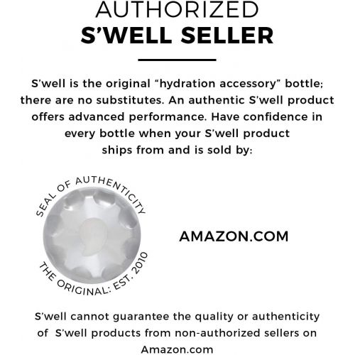  Swell Stainless Steel Water Bottle - 9 Fl Oz - Silver Lining - Triple-Layered Vacuum-Insulated Containers Keeps Drinks Cold for 24 Hours and Hot for 12 - BPA-Free - Perfect for the