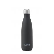Swell Vacuum Insulated Stainless Steel Water Bottle, 17 oz, Onyx
