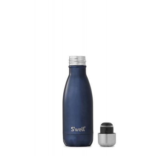  Swell Vacuum Insulated Stainless Steel Water Bottle, 9 oz, Blue Suede