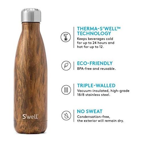  Swell Vanderbilt Commodores, 17 oz Vacuum Insulated Water Bottle