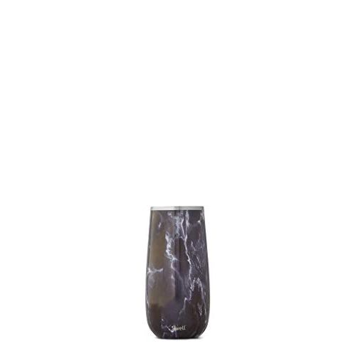  Swell 12006-B19-42201 Champagne Flute Carafe, 6oz, Black Marble