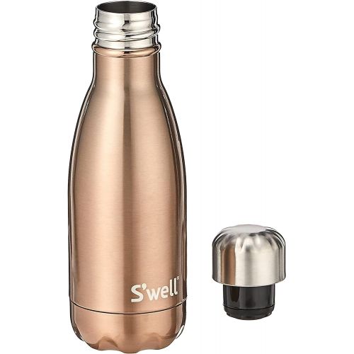  Swell 10009-H20-55920 Stainless Steel Water Bottle, 9oz, Pyrite