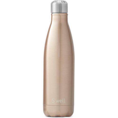  Swell 10017-H20-56020 Steel Bottle-17 Pyrite-Triple-Layered Vacuum-Insulated Containers Keeps Drinks Cold for 41 Hours and Hot for 18-with No Condensation-BPA Free Water Bottle, 17