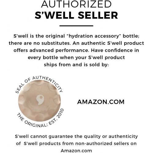  Swell 10017-H20-56020 Steel Bottle-17 Pyrite-Triple-Layered Vacuum-Insulated Containers Keeps Drinks Cold for 41 Hours and Hot for 18-with No Condensation-BPA Free Water Bottle, 17