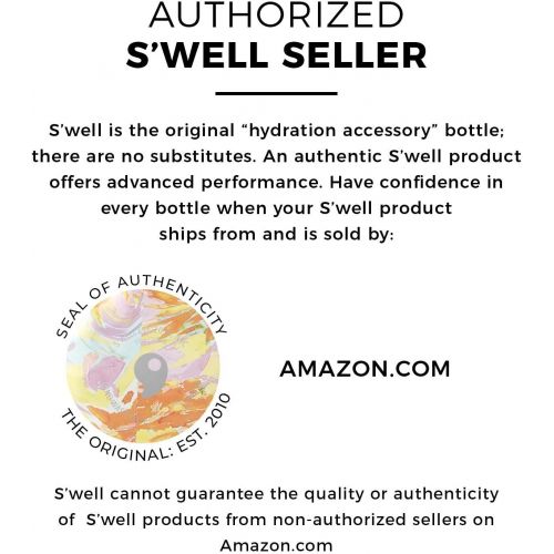  Swell 10017-B19-51565 Keeps Drinks Cold for 41 Hours and Hot for 18 - with No Condensation - BPA Free Water Bottle, 17oz, Sunkissed