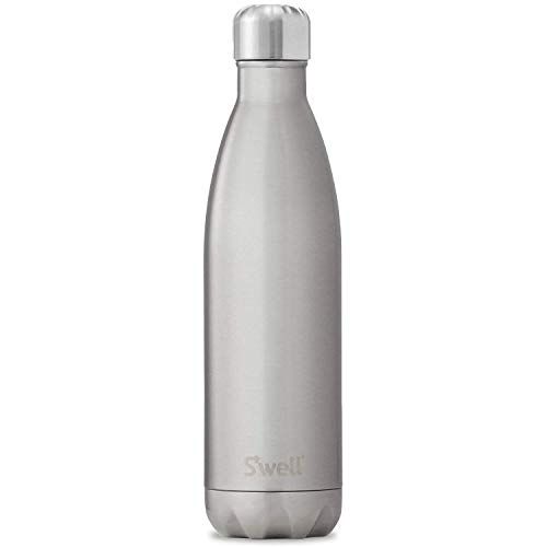  Swell Stainless Steel Water Bottle - 25 Fl Oz - Silver Lining - Triple-Layered Vacuum-Insulated Containers Keeps Drinks Cold for 54 Hours and Hot for 26 - with No Condensation - BP