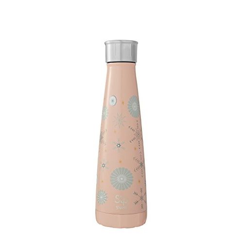  Sip by Swell Stainless Steel Water Bottle - 15 Fl Oz - Flurry - Double-Layered Vacuum-Insulated Keeps Food and Drinks Cold and Hot - with No Condensation - BPA Free Water Bottle