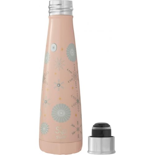  Sip by Swell Stainless Steel Water Bottle - 15 Fl Oz - Flurry - Double-Layered Vacuum-Insulated Keeps Food and Drinks Cold and Hot - with No Condensation - BPA Free Water Bottle
