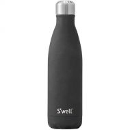Swell 10017-B19-34901 Stainless Steel Water Bottle, 17oz, Soft Touch Black