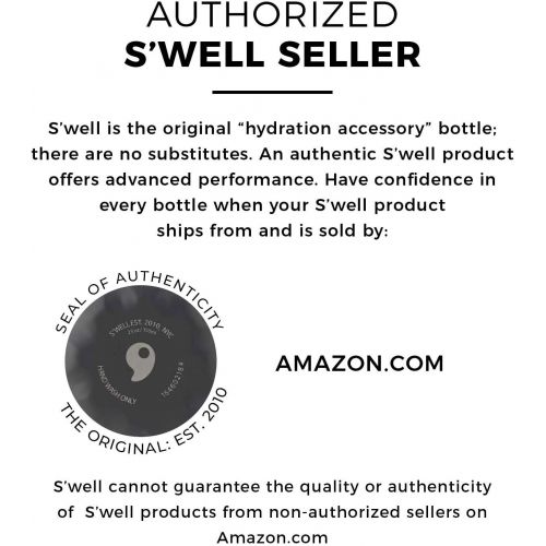  Swell 10017-B19-34901 Stainless Steel Water Bottle, 17oz, Soft Touch Black