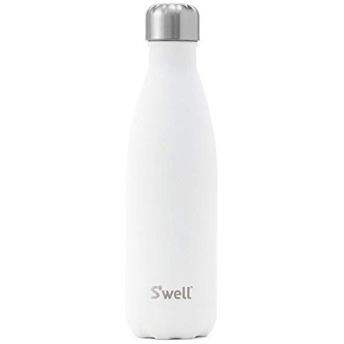  Swell Stainless Steel Water Bottle - 17 Fl Oz - Moonstone - Triple-Layered Vacuum-Insulated Containers Keeps Drinks Cold for 41 Hours and Hot for 18 - with No Condensation - BPA Fr