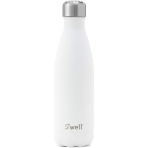  Swell Stainless Steel Water Bottle - 17 Fl Oz - Moonstone - Triple-Layered Vacuum-Insulated Containers Keeps Drinks Cold for 41 Hours and Hot for 18 - with No Condensation - BPA Fr