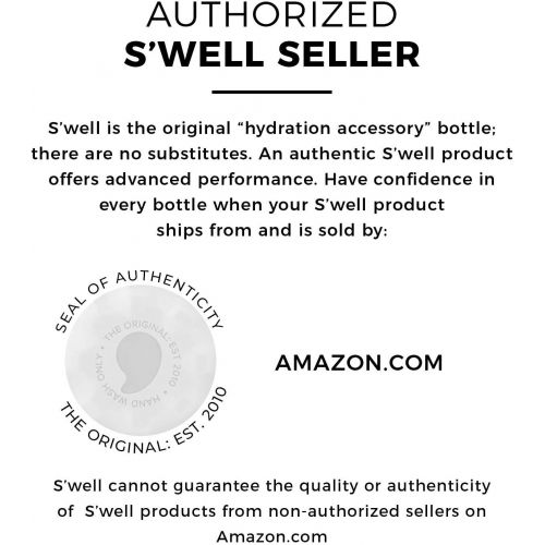  Swell Stainless Steel Water Bottle - 17 Fl Oz - Moonstone - Triple-Layered Vacuum-Insulated Containers Keeps Drinks Cold for 41 Hours and Hot for 18 - with No Condensation - BPA Fr