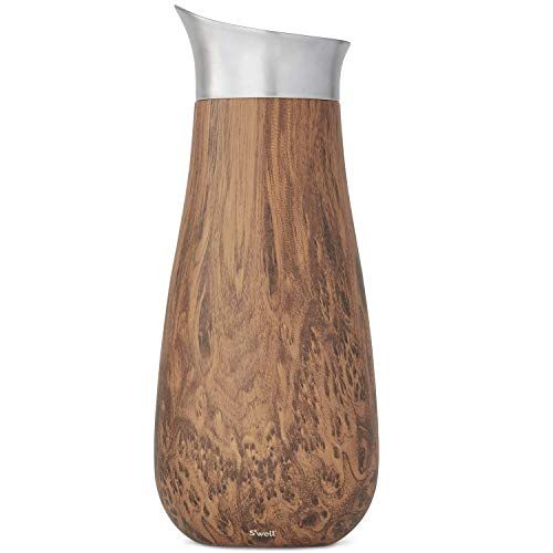  Swell 13451-B19-00820 Carafe, 51oz, Teakwood