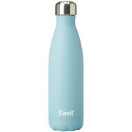 Swell AQST-17-A17 Vacuum Insulated Double Wall Stainless Steel Bottle, 17oz, Aquamarine