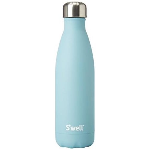  Swell AQST-17-A17 Vacuum Insulated Double Wall Stainless Steel Bottle, 17oz, Aquamarine