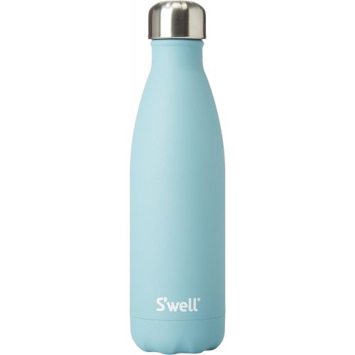  Swell AQST-17-A17 Vacuum Insulated Double Wall Stainless Steel Bottle, 17oz, Aquamarine