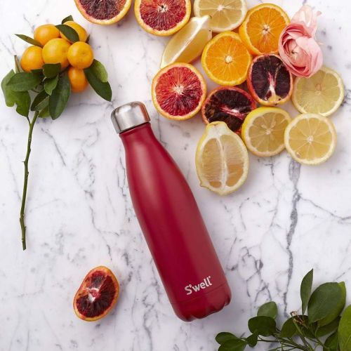  Swell Stainless Steel Water Bottle - 25 Fl Oz - Rowboat Red - Triple-Layered Vacuum-Insulated Containers Keeps Drinks Cold for 54 Hours and Hot for 26 - with No Condensation - BPA