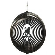 /Swenproducts Lowchen Dog Circle Swirly Metal Wind Spinner