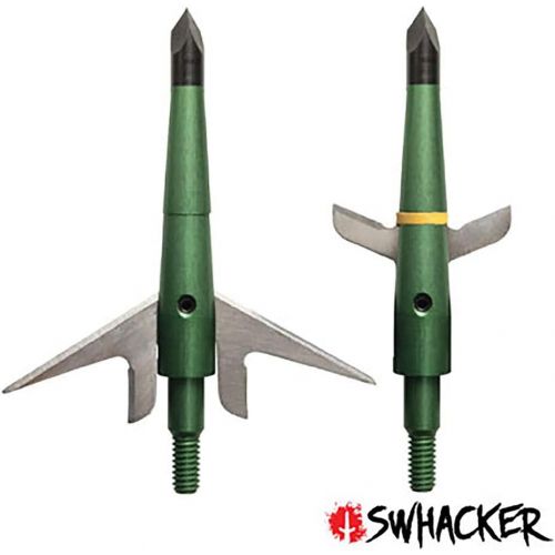  Swhacker SWH00207 #207 2 Inch Cut Broadheads Set of 3-100 Grain, Green, 2