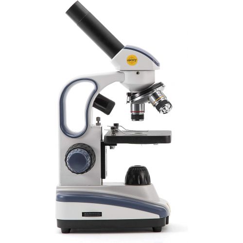  [아마존핫딜][아마존 핫딜] Swift SW200DL Compound Monocular Microscope with 40X-1000X Magnification, Dual Light, Precision Fine Focus, Wide-Field 25X Eyepiece, Carrying Handle, and Cordless Capability (Dual-