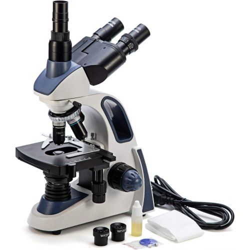  [아마존베스트]Swift SW380T 40X-2500X Magnification, Siedentopf Head, Research-Grade Trinocular Compound Lab Microscope with Wide-Field 10X/25X Eyepieces, Mechanical Stage, Ultra-Precise Focusing